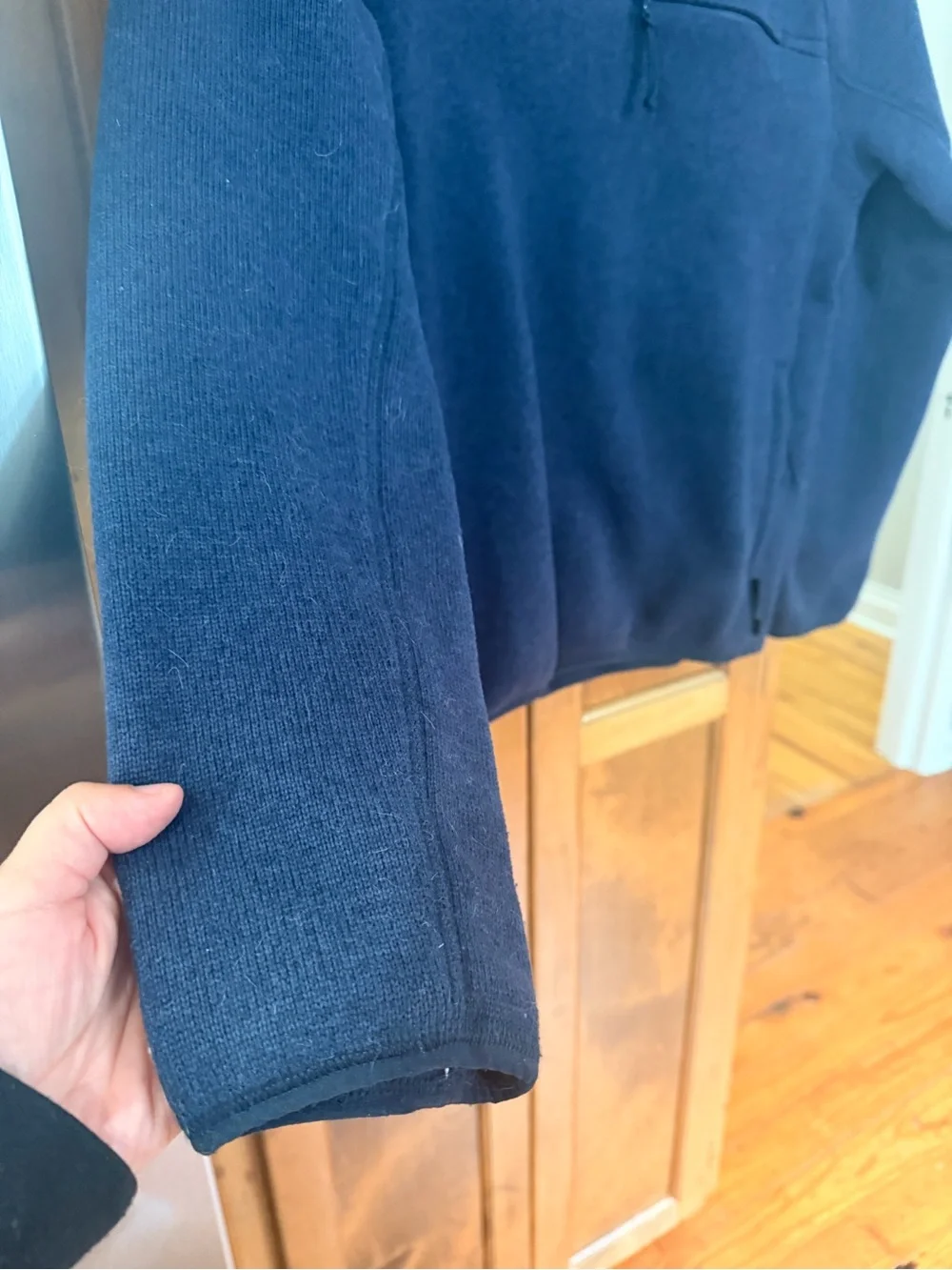 J. Crew Men's Navy Half-Zip Pullover Sweater